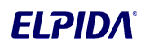Manufacture Logo for Elpida Memory